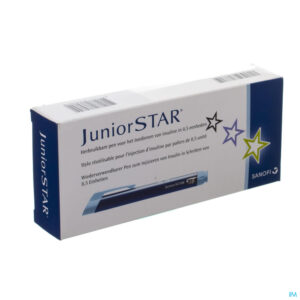 Packshot Junior Star Blauw Injectiepen