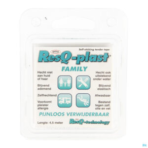 Packshot Resq-plast Family 4,5mx25mm Groen 1