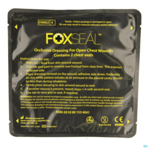 Packshot Chest Seal Foxseal 2 Covarmed