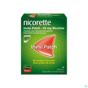 Packshot Nicorette Invisi 25mg Patch 14