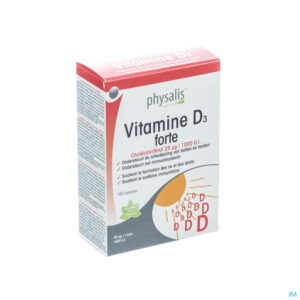 Packshot Physalis Vitamine D3 Caps 100