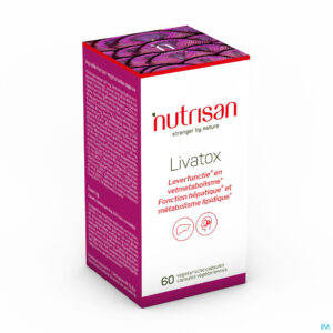 Packshot Livatox Vegecaps 60 Nutrisan