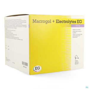 Packshot Macrogol+Electrolytes EG 13,7G Pdr Sach 40