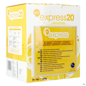 Packshot Hcu Express 20 Niet Gearomatiseerd 30x34g