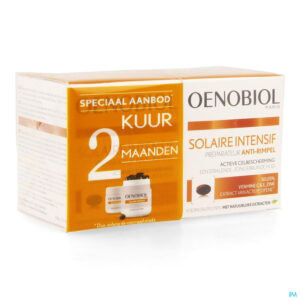 Packshot OENOBIOL SOLAIRE INTENSIF KUUR ANTI-RIMPEL 2x30 CAPS