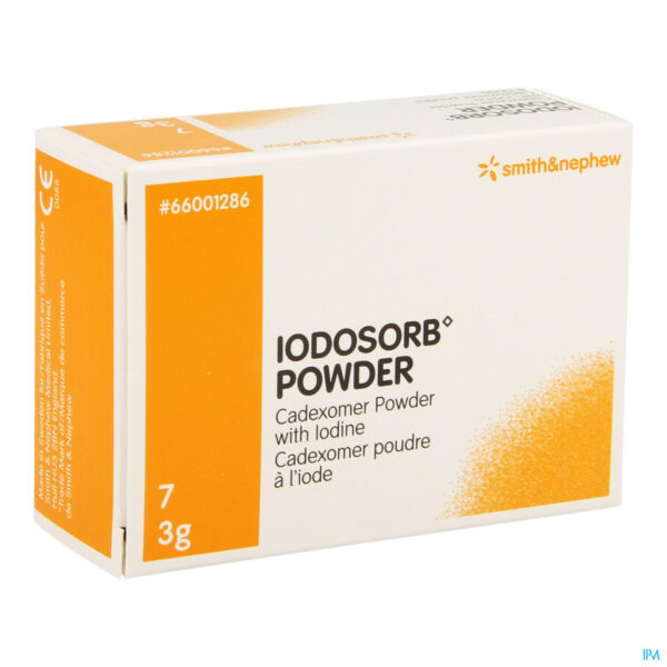 Packshot Iodosorb Powder Zakje 7x 3g 66001286