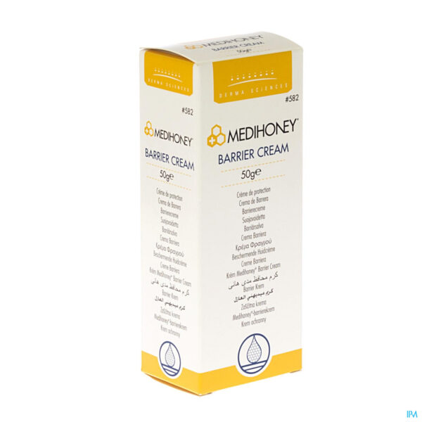 Packshot Medihoney Barrier Cream Besch.huidcreme Tube 50g