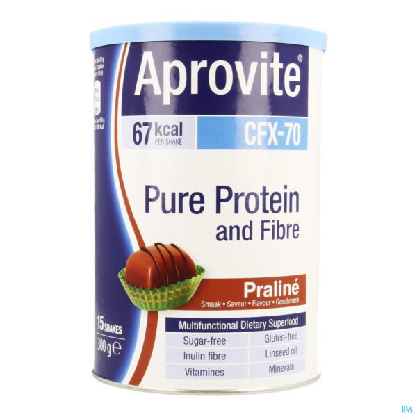 Packshot Aprovite Cfx70 Protein Praline Pdr 300g 15 Shakes