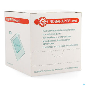 Packshot Noba Nobarapid Set Steriel 5,0x 5,0cm 50 9320391