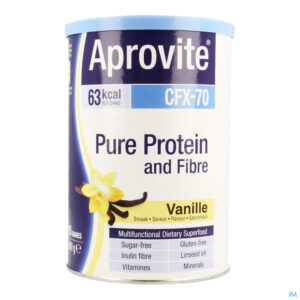 Packshot Aprovite Cfx70 Protein Vanille Pdr 300g 15 Shakes