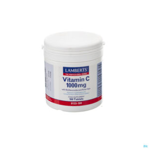 Packshot Lamberts Vitamine C 1000mg Tr Tabl 180