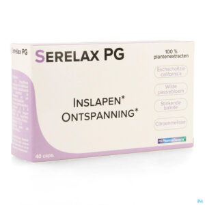 Packshot Serelax Pg Pharmagenerix Blister Caps 40