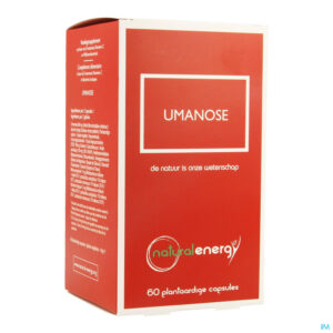 Packshot Umanose Caps 60 Natural Energy Labophar