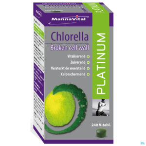 Packshot Mannavital Chlorella Platinum V-tabl 240