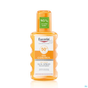 Packshot Eucerin Sun Spray Tranparent Ip50+ 200ml
