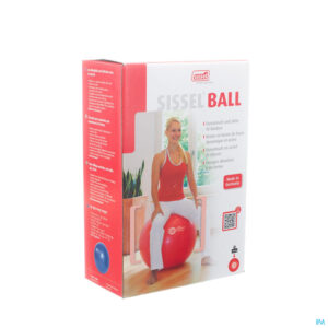 Packshot Sissel Ball Zitbal Diam.65cm Rood