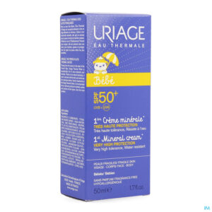 Packshot Uriage 1e Creme Mineraal Ip50+ 50ml