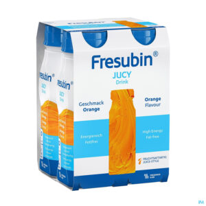 Packshot Fresubin Jucy Drink 200ml Orange/sinaas