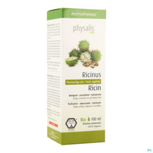 Packshot Physalis Plantaardige Olie Ricinus Bio 100ml