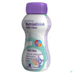 Productshot Nutrinidrink Multi Fibre Neutrale smaak Flesje 200ml