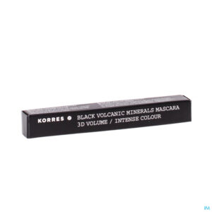 Packshot Korres Km Mascara Volum Black Mineral 01 Black 8ml