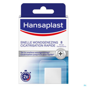 Packshot Hansaplast Snelle Wondgenezing Strips 8