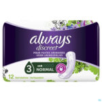 Productshot Always Discreet Incontinence Pad Normal 12