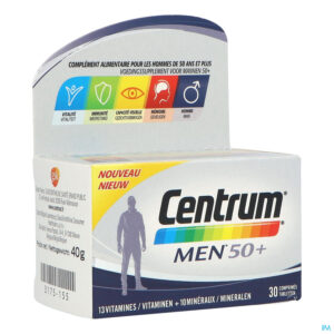 Packshot Centrum Men 50+ Comp 30