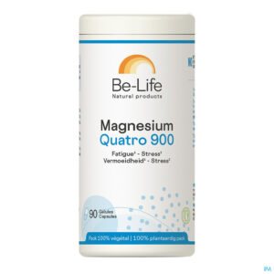 Packshot Magnesium Quatro 900 Be Life Pot Caps 90
