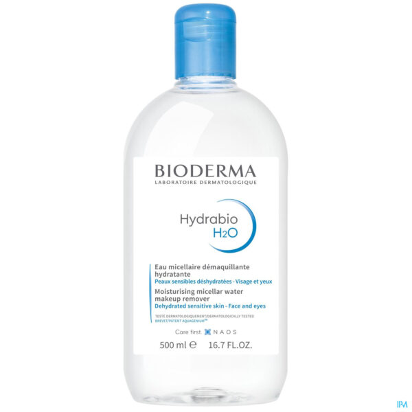 Packshot Bioderma Hydrabio H2o Micellaire Oplossing 500ml