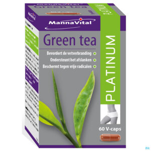 Packshot Green Tea Platinum V-caps 60