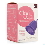 Packshot Claricup Menstruatiecup Maat 1