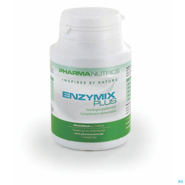 Packshot Enzymix Plus V-caps 90 Pharmanutrics