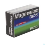 Packshot Magnesium Tabs Tabl 60