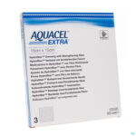 Packshot Aquacel Extra Verb Hydrofiber+versterk. 15x15cm 3