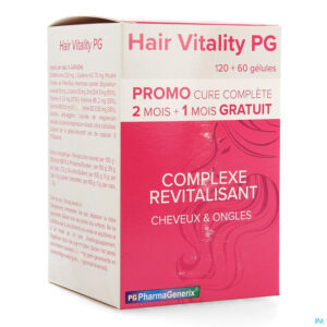 Packshot Hair Vitality Pg Pharmagenerix Caps 3x60 Promo