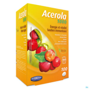 Packshot Acerola 1000 Nf Comp 100 Orthonat