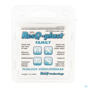 Packshot Resq-plast Family 4,5mx25mm Zwart 1