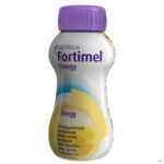 Productshot Fortimel Energy Vanille Flesjes 4x200ml