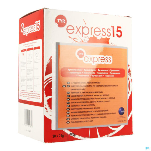 Packshot Tyr Express 15 N/aromatise 30x25g