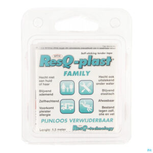 Packshot Resq-plast Family 4,5mx25mm Roze 1