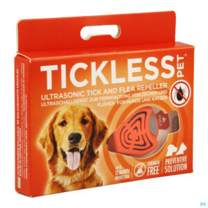 Packshot Tickless Pet Orange