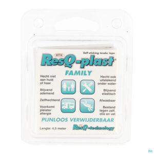 Packshot Resq-plast Family 4,5mx25mm Blauw 1