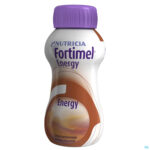 Productshot Fortimel Energy Chocolade Flesjes 4x200ml