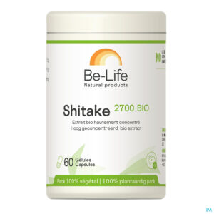 Packshot Shitake 2700 Bio Be Life V-caps 60
