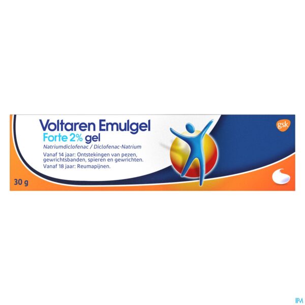 Packshot Voltaren Emulgel Forte 2% 30g New Packshot Voltaren Emulgel Forte 2% 30g New