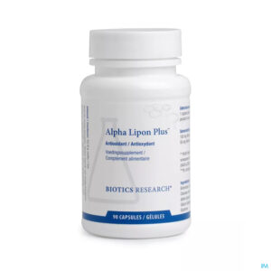 Packshot Alpha Lipon Plus Biotics Caps 90