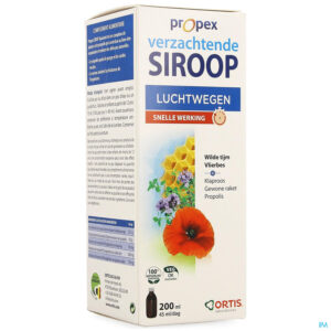 Packshot Ortis Propex Verzachtend Siroop 200ml
