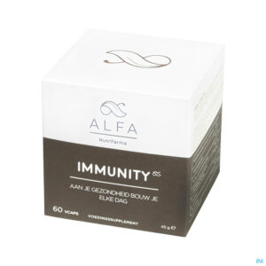 Packshot Alfa Immunity V-caps 60