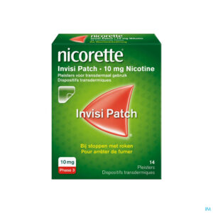 Packshot Nicorette Invisi 10mg Patch 14
